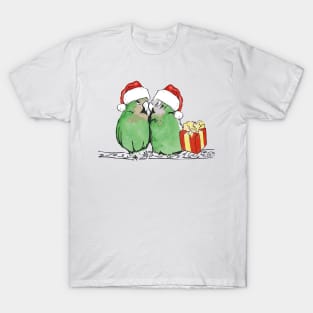 Christmas Love birds T-Shirt